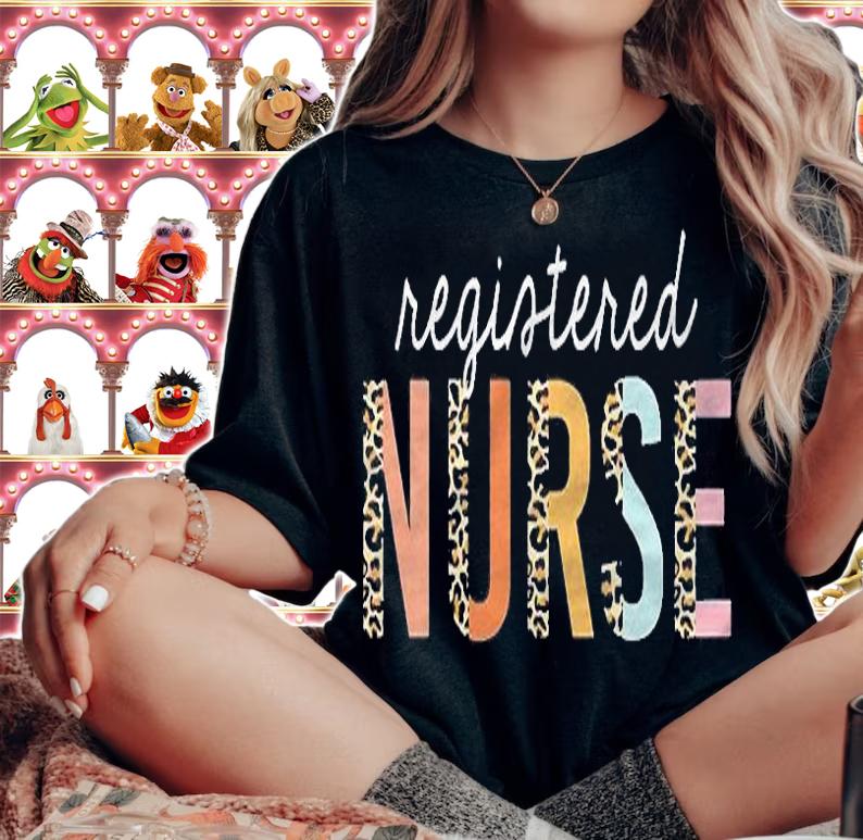Rn Nurse Leopard Print Registered Nurse Nursing School Women Pullover Shirt woman shirt