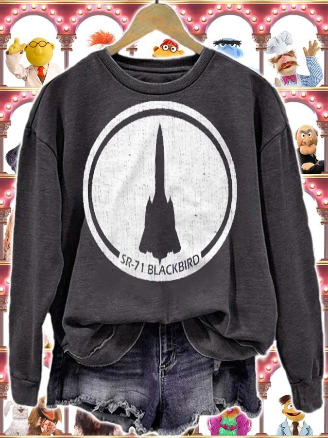 Sr-71 Blackbird Spy Plane Retro Airplane Shirt