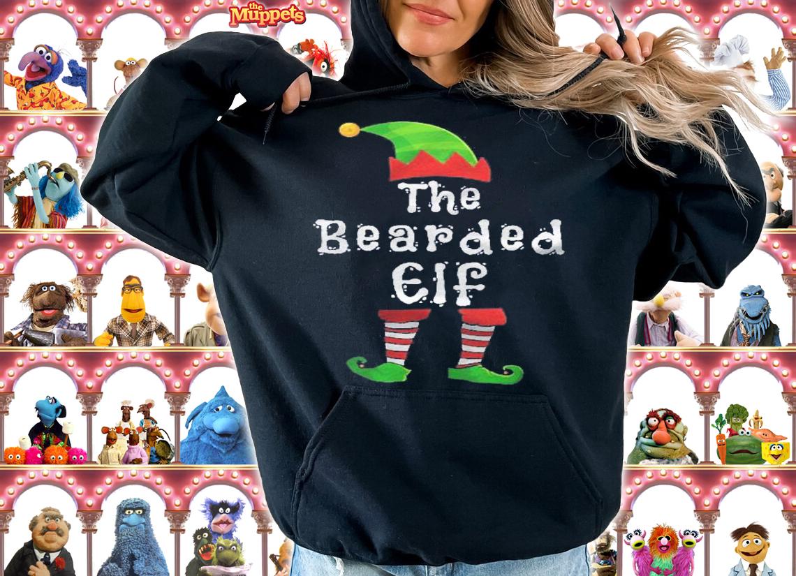 The Bearded Elf Matching Family Group Christmas Party Pajama Shirt hoodie