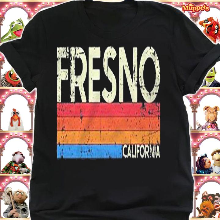 Vintage Retro Fresno California Distressed Shirt shirt