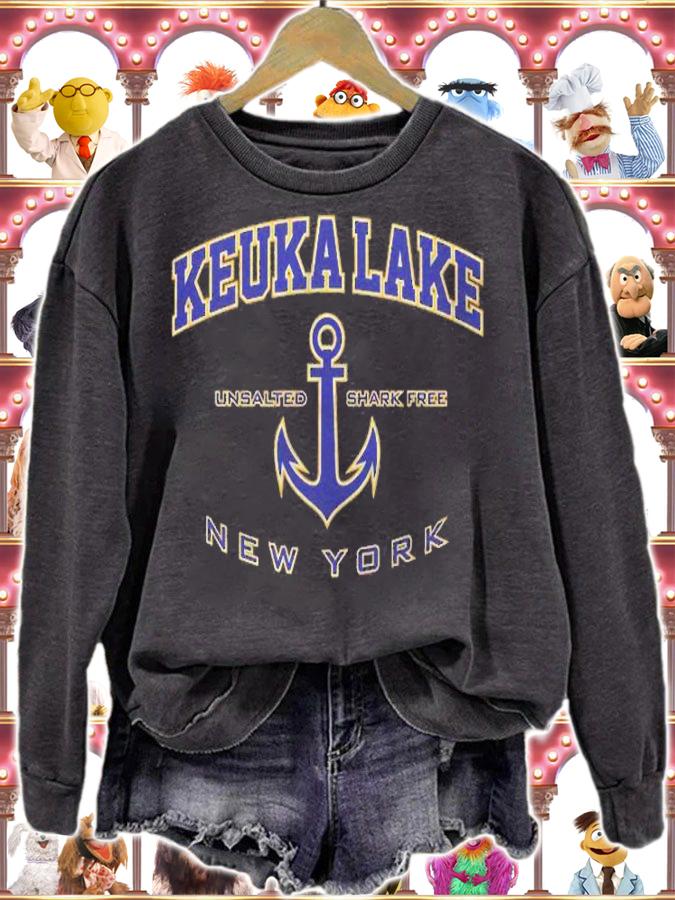 Keuka Lake Ny Pullover Unsalted Shark Free Shirt sweatshirt