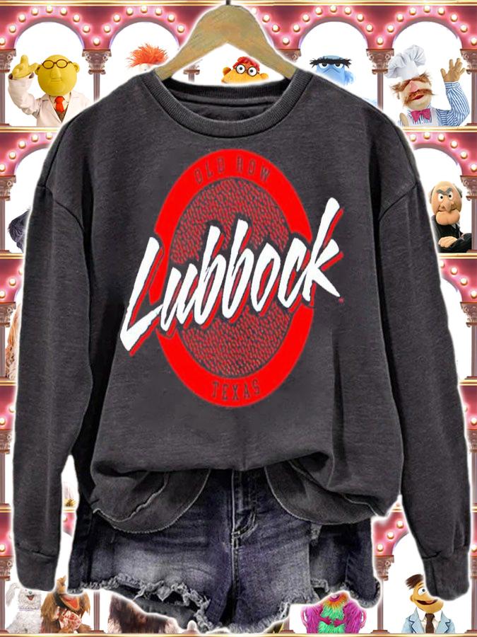 Lubbock Texas Circle Logo shirt sweatshirt