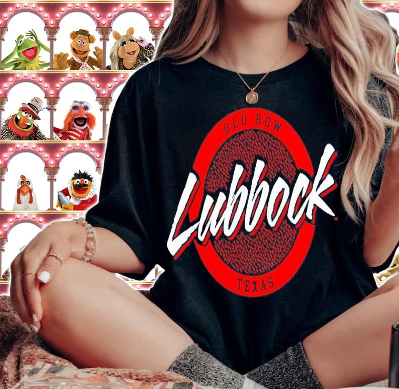 Lubbock Texas Circle Logo shirt woman shirt