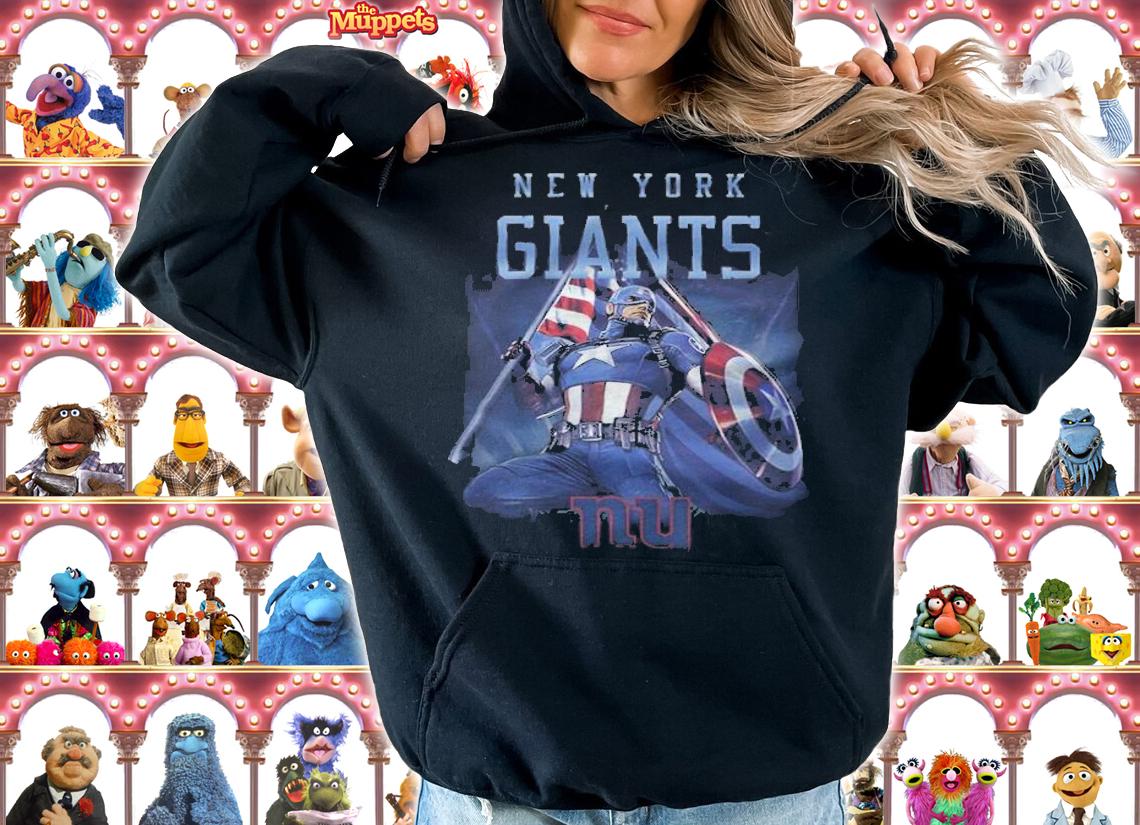 New York Giants Chris Evans Captain America T-shirt hoodie