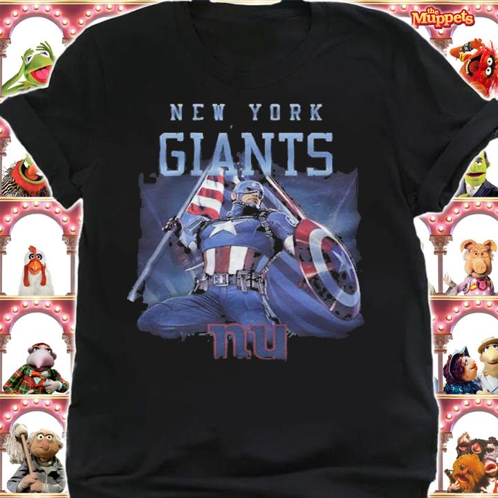 New York Giants Chris Evans Captain America T-shirt shirt
