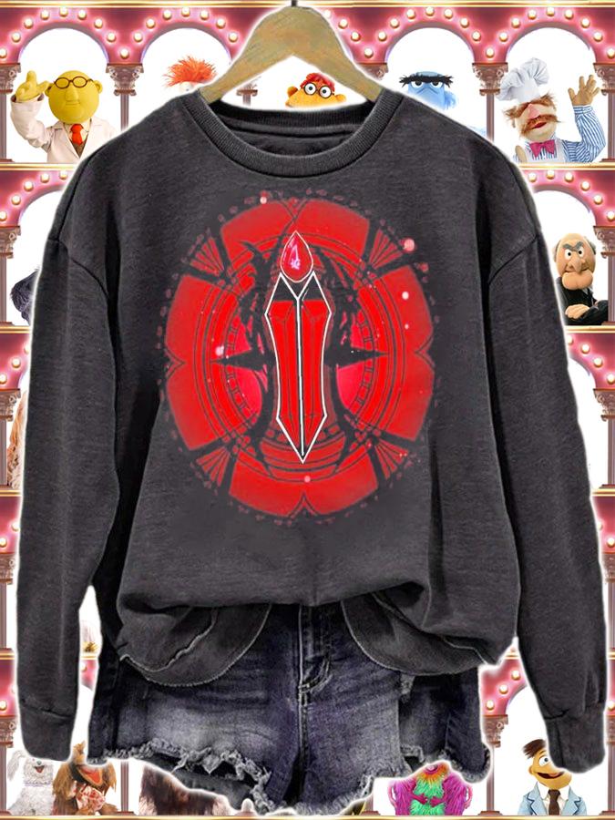 Red Mage Final Fantasy RDM T-Shirt sweatshirt