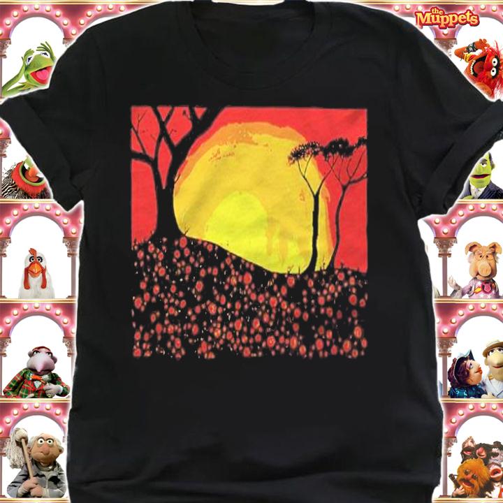 Sunset color shirt shirt