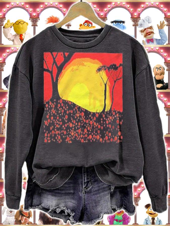Sunset color shirt sweatshirt