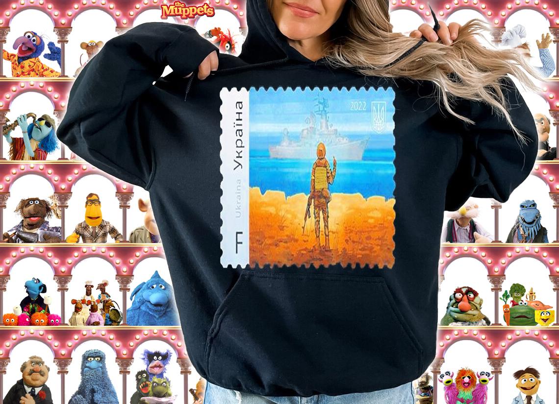 Vintage Ukraine Postage Stamp Flag Pride Mothers Day T-Shirt hoodie