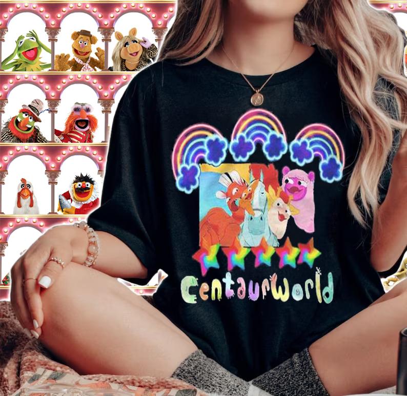 Centaurworld rainbow T-shirt woman shirt