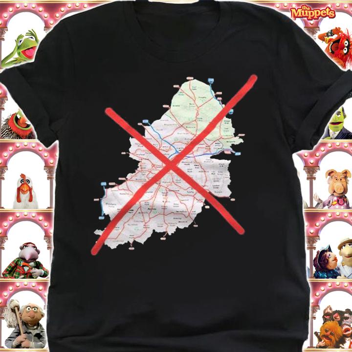 Demolish Birmingham map slash T-shirt shirt