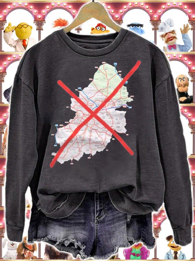 Demolish Birmingham map slash T-shirt sweatshirt