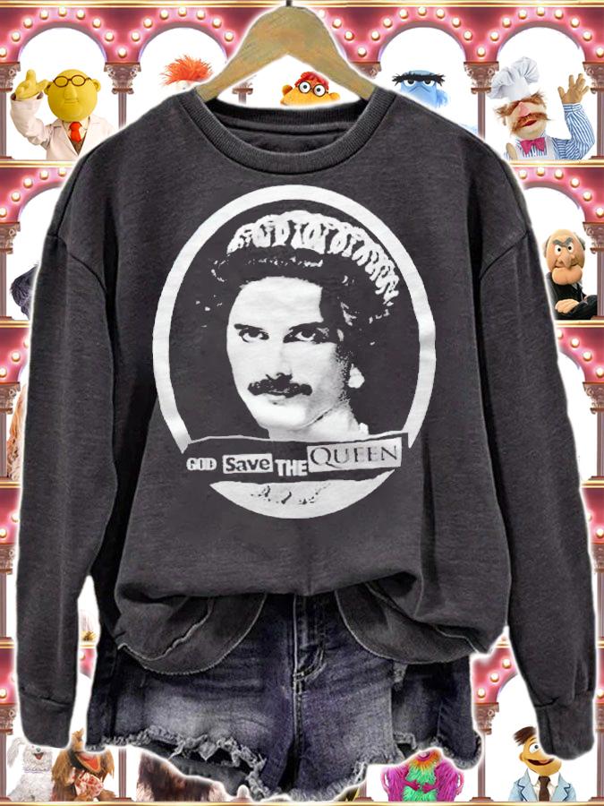 Freddie Mercury God save the Queen T-shirt