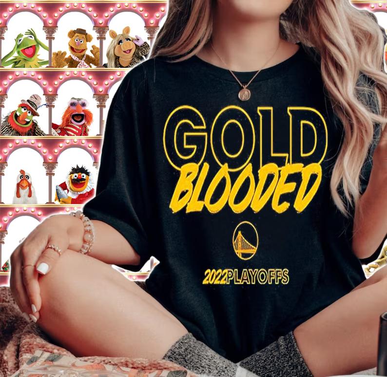 Gold Blooded 2022 Playoffs T-Shirt woman shirt