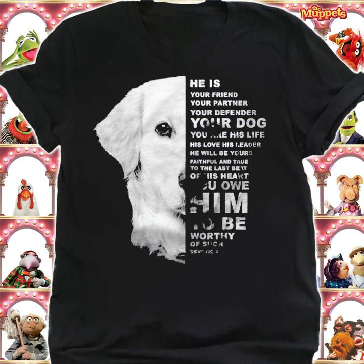 He Is Your Friend Your Partner Your Dog Golden Retriever Pullover Shirt shirt