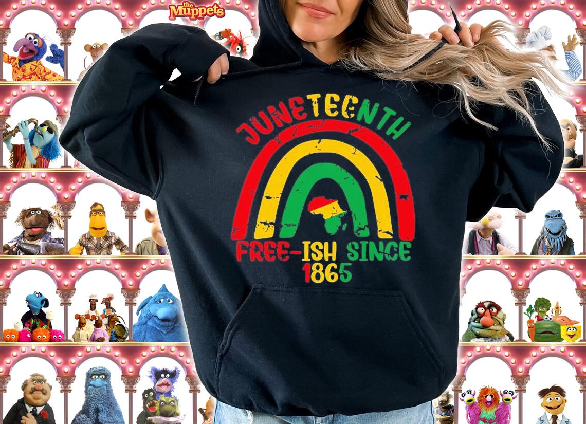 Juneteenth FreeIsh Since 1865 Rainbow African Melanin Black History T-Shirt