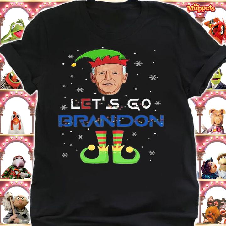 Let's Go Brandon Christmas Elf Political Meme Impeach Biden T-Shirt