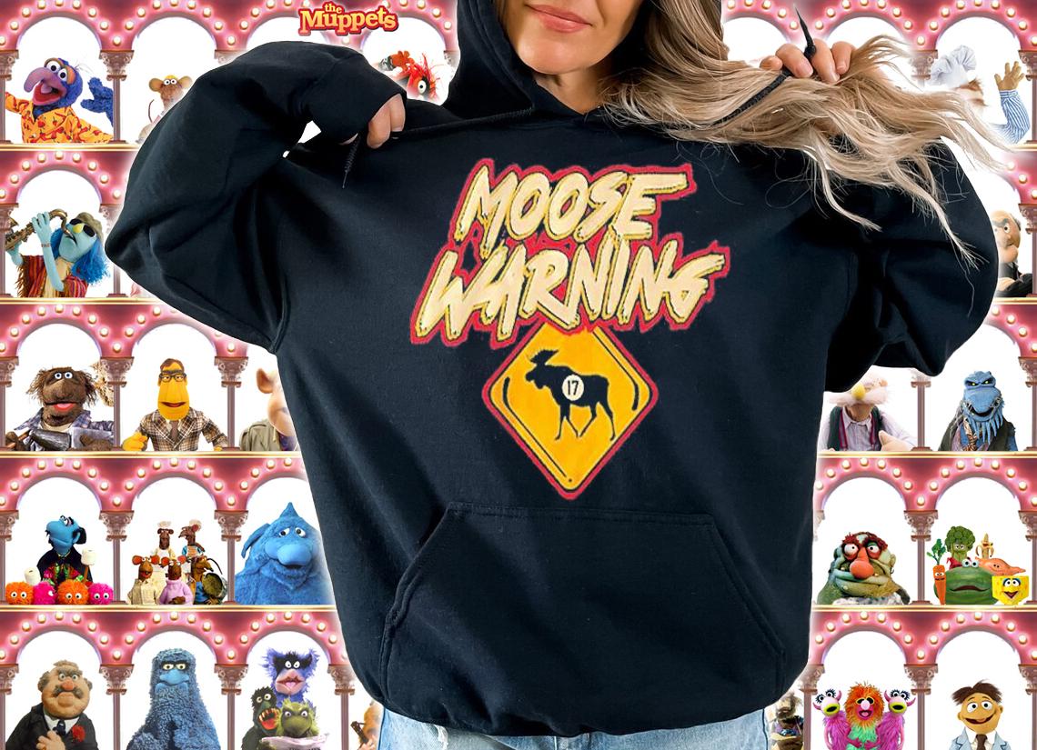 Marcus Foligno moose warning T-shirt