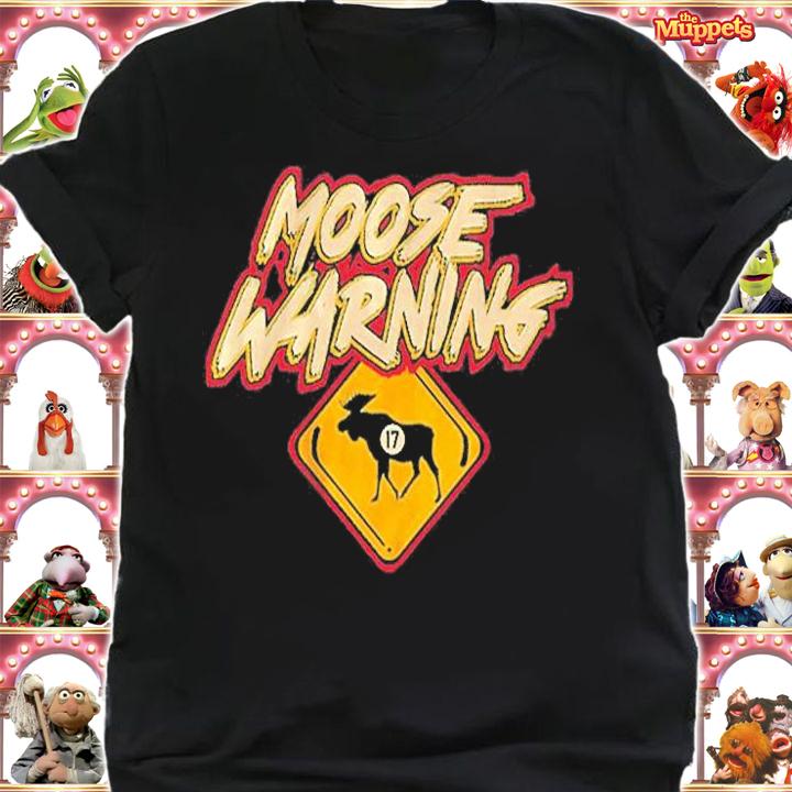 Marcus Foligno moose warning T-shirt