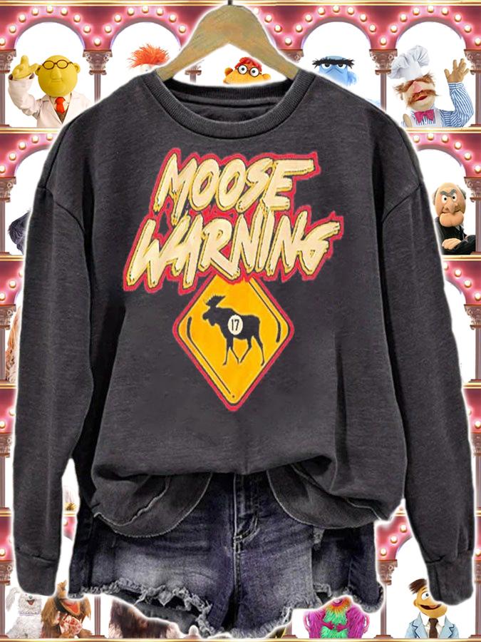 Marcus Foligno moose warning T-shirt
