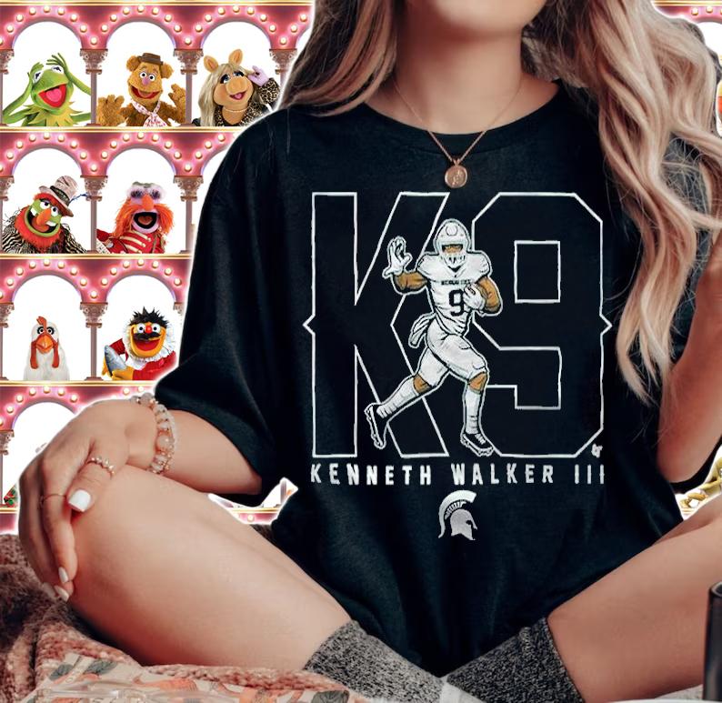 Michigan State Kenneth Walker III K9 Apparel shirt woman shirt