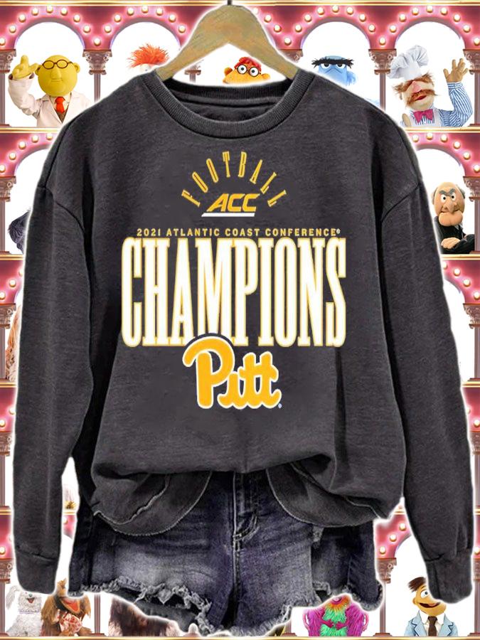 Pitt Panthers 2021 ACC Football Conference Champions Shirt sweatshirt