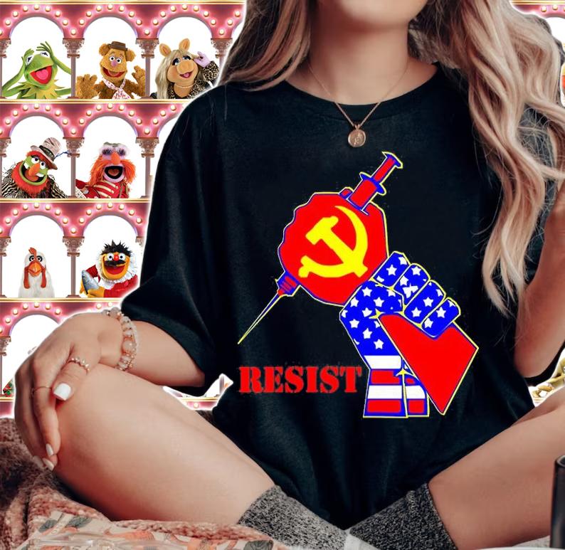 Resist Communist T-Shirt woman shirt