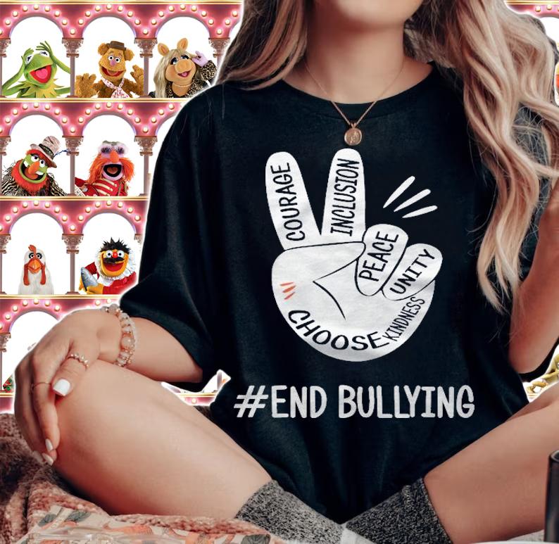 Unity Day Orange Kids 2021 Anti Bullying Love Sign Language Shirt