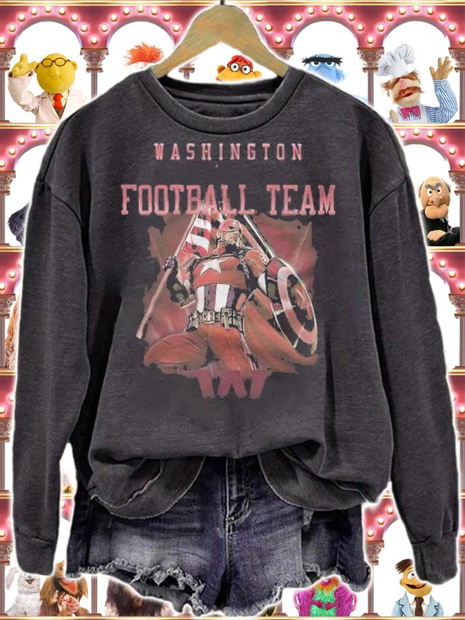 Washington Football Team Chris Evans Captain America T-shirt