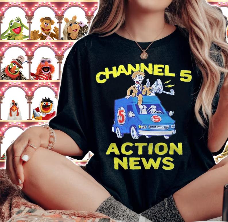 Channel 5 News Action News Team T-shirt woman shirt