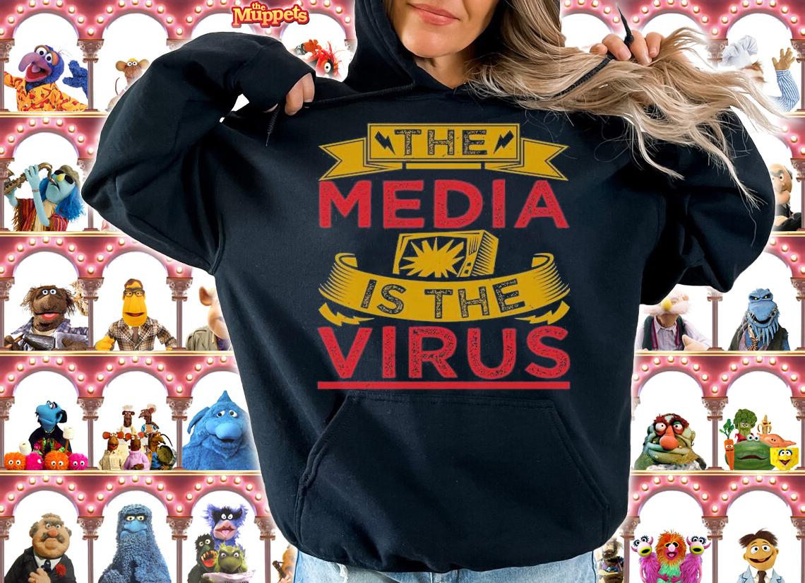 Fake News The Media Is The Virus Conservative T-Shirt