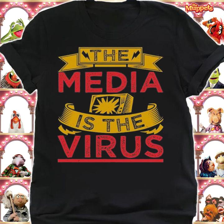 Fake News The Media Is The Virus Conservative T-Shirt