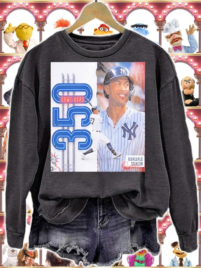 Giancarlo Stanton 350 Home Runs MLB T-Shirt sweatshirt