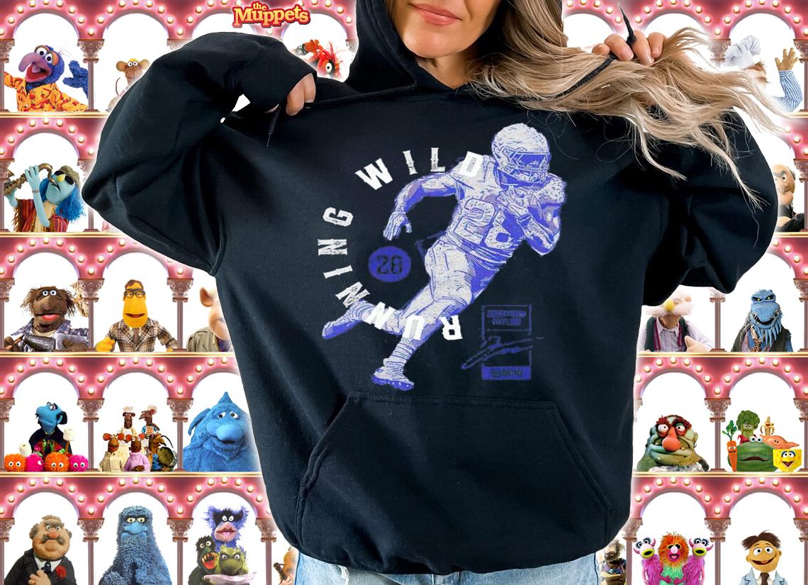 Jonathan Taylor Running Wild Indianapolis Football Shirt hoodie