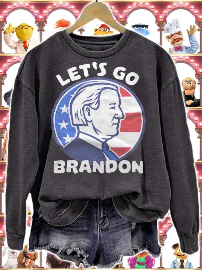 Let's Go Brandon Meme Joe Biden USA President T-Shirt sweatshirt
