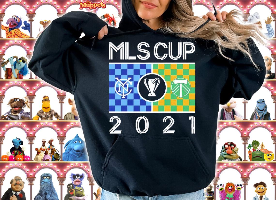 New York City FC Vs. Portland Timbers 2021 MLS Cup Matchup Tri-Blend Shirt