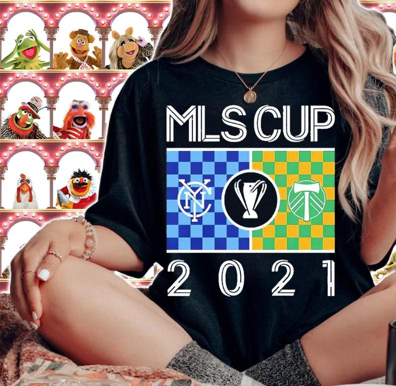 New York City FC Vs. Portland Timbers 2021 MLS Cup Matchup Tri-Blend Shirt