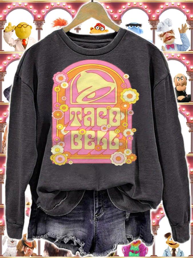 Taco Bell Groovy Flower Power Shirt