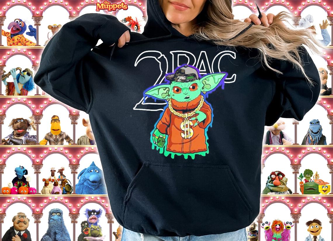 2PAC Star Wars Baby Yoda Tupac Shakur t-shirt hoodie
