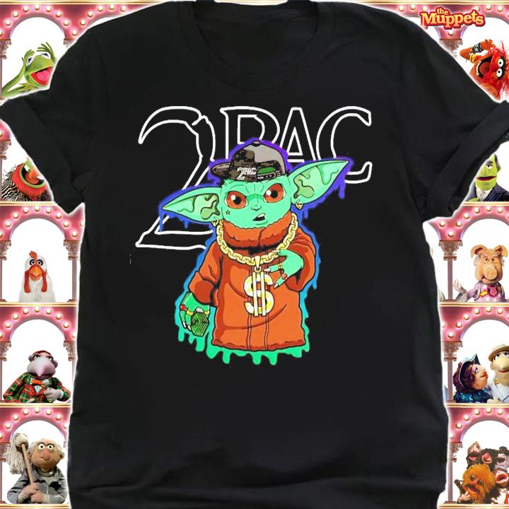2PAC Star Wars Baby Yoda Tupac Shakur t-shirt shirt