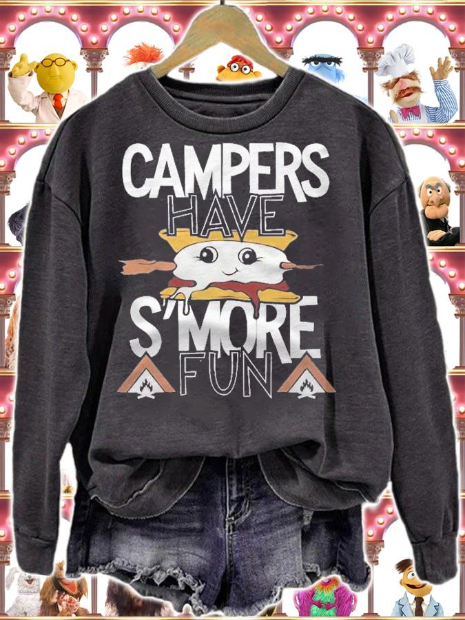 Campers Have Smore Fun Campfire Camping Shirt