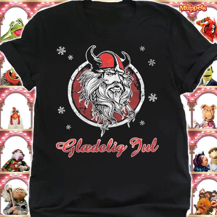 Danish viking glaedelig jul T-shirt shirt