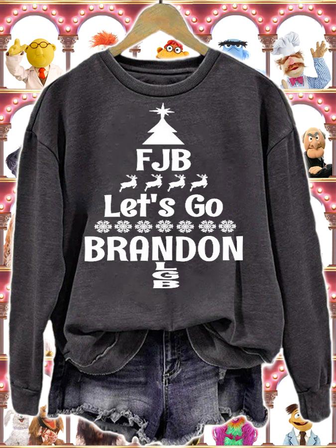 FJB Let's Go Brandon LGB Tree Funny Fxxk Joe Biden T-Shirt