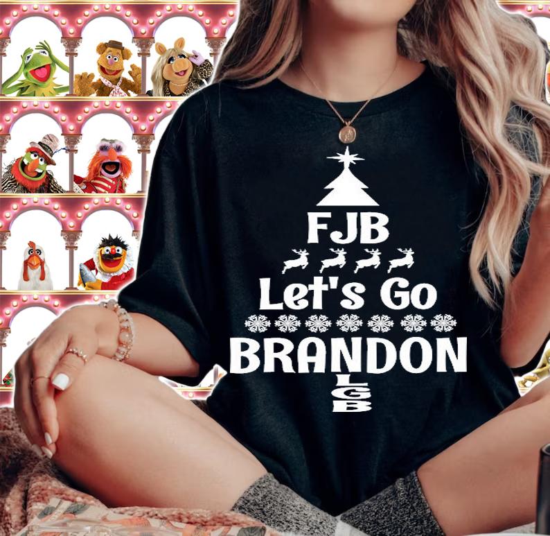 FJB Let's Go Brandon LGB Tree Funny Fxxk Joe Biden T-Shirt