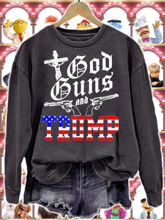 God Guns And Trump T-Shirt sweatshirt