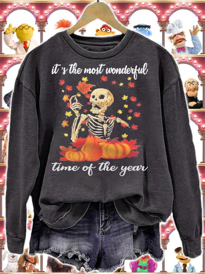 Its The Most Wonderful Time Of The Year Pumpkin Halloween shirt sweatshirt