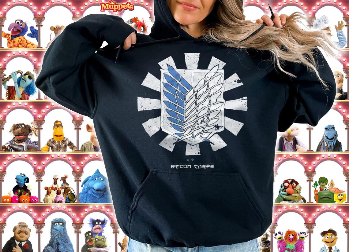 Recon Corps Retro Japanese Attack On Titan Shirt hoodie