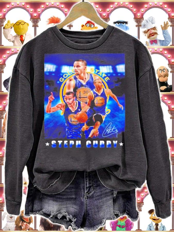 Stephen Curry 30 Golden State Warriors NBA Basketball Player Steph Signatures Shirt
