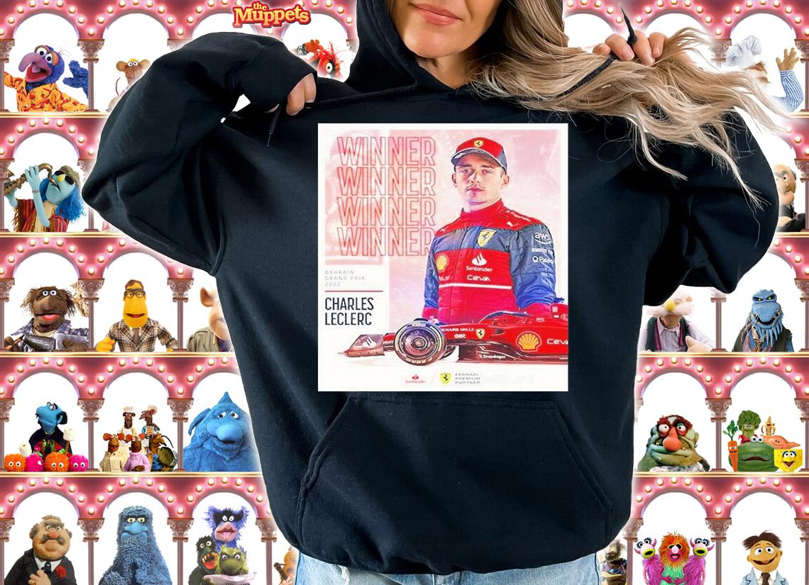 Charles Leclerc Ferrari F1 Wins Bahrain Grand Prix T-Shirt hoodie