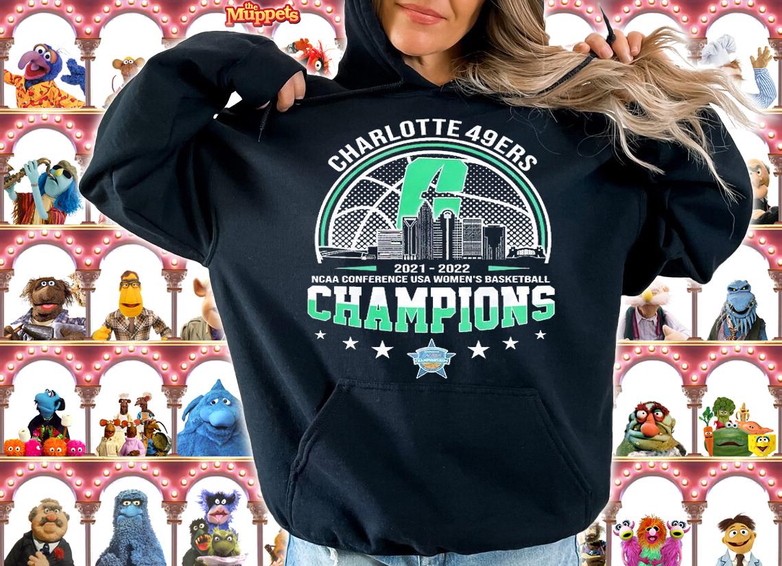 Charlotte 49ers 2022 NCAA Conference USA Women's Basketball Champions T-Shirt hoodie